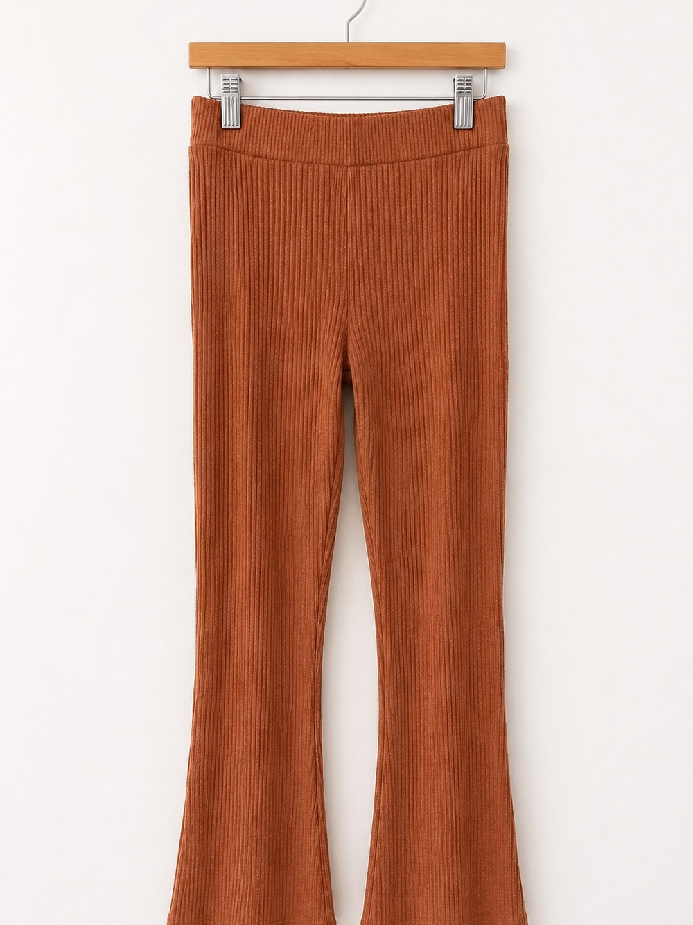 NWT New Cotton On Body Super Soft Rib Flare Pant Ginger XL